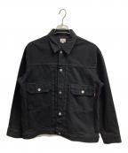 EDWINエドウィン）の古着「デニムジャケット」｜ブラック