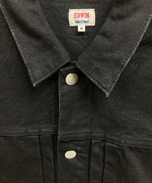 EDWIN（エドウィン）EDWIN (エドウィン) デニムジャケット ブラック サイズ:Mの古着・服飾アイテム