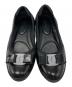 Salvatore Ferragamo (サルヴァトーレ フェラガモ) ヴァラリボンパンプス ブラック サイズ:SIZE 7C：5000円