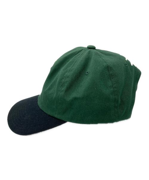 stussy（ステューシー）stussy (ステューシー) Vintage S Low Pro Snapback Cap/stussyキャップ グリーンの古着・服飾アイテム