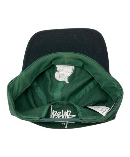 stussy（ステューシー）stussy (ステューシー) Vintage S Low Pro Snapback Cap/stussyキャップ グリーンの古着・服飾アイテム