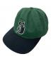 stussy（ステューシー）の古着「Vintage S Low Pro Snapback Cap/stussyキャップ」｜グリーン