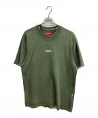 SUPREMEシュプリーム）の古着「Overprint Small Box S/S Top」｜グリーン