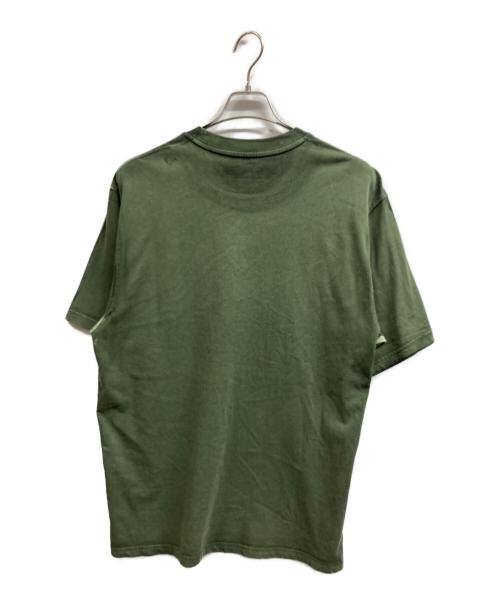 SUPREME（シュプリーム）SUPREME (シュプリーム) Overprint Small Box S/S Top グリーン サイズ:Lの古着・服飾アイテム