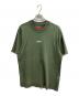 SUPREME（シュプリーム）の古着「Overprint Small Box S/S Top」｜グリーン