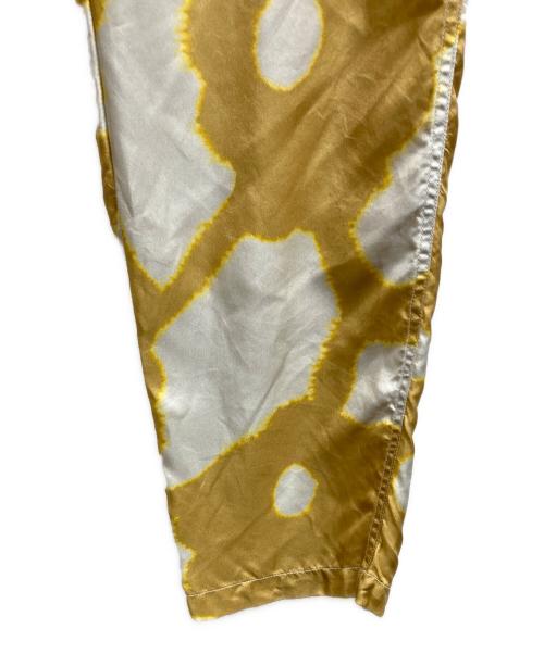 BANANATIME（バナナタイム）BANANATIME (バナナタイム) シルク総柄パンツ イエロー サイズ:Sの古着・服飾アイテム