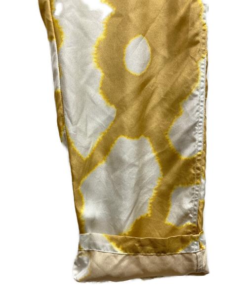 BANANATIME（バナナタイム）BANANATIME (バナナタイム) シルク総柄パンツ イエロー サイズ:Sの古着・服飾アイテム