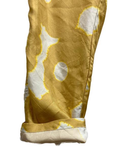 BANANATIME（バナナタイム）BANANATIME (バナナタイム) シルク総柄パンツ イエロー サイズ:Sの古着・服飾アイテム