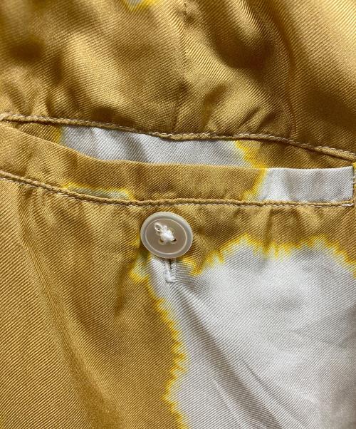 BANANATIME（バナナタイム）BANANATIME (バナナタイム) シルク総柄パンツ イエロー サイズ:Sの古着・服飾アイテム