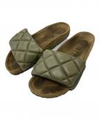 BIRKENSTOCKビルケンシュトック）の古着「SYLT paddet サンダル」｜グリーン