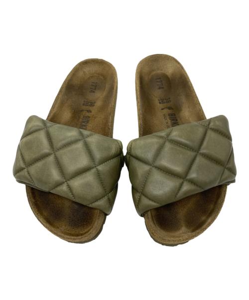 BIRKENSTOCK（ビルケンシュトック）BIRKENSTOCK (ビルケンシュトック) SYLT paddet サンダル グリーン サイズ:24.5の古着・服飾アイテム