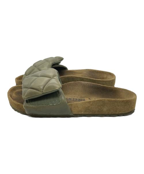 BIRKENSTOCK（ビルケンシュトック）BIRKENSTOCK (ビルケンシュトック) SYLT paddet サンダル グリーン サイズ:24.5の古着・服飾アイテム