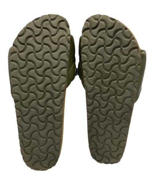 BIRKENSTOCK（ビルケンシュトック）BIRKENSTOCK (ビルケンシュトック) SYLT paddet サンダル グリーン サイズ:24.5の古着・服飾アイテム