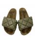 BIRKENSTOCK (ビルケンシュトック) SYLT paddet サンダル グリーン サイズ:24.5：10000円