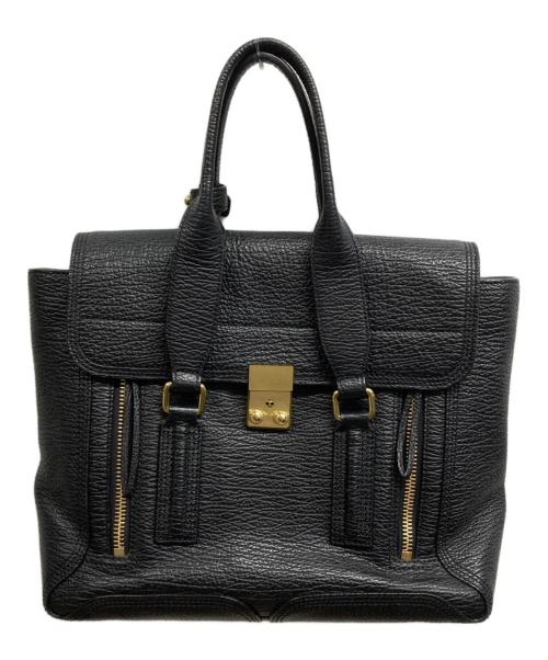 3.1 phillip lim（スリーワンフィリップリム）3.1 phillip lim (スリーワンフィリップリム) MEDIUM PASHLI SATCHEL 2WAYバッグ ブラックの古着・服飾アイテム