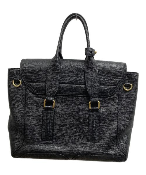 3.1 phillip lim（スリーワンフィリップリム）3.1 phillip lim (スリーワンフィリップリム) MEDIUM PASHLI SATCHEL 2WAYバッグ ブラックの古着・服飾アイテム
