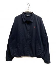 POLO RALPH LAUREN（ポロ・ラルフローレン）の古着「スイングトップ」｜ネイビー