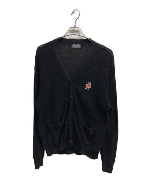 Hysteric Glamour（ヒステリックグラマー）Hysteric Glamour (ヒステリックグラマー) VIXEN GIRLワッペンカーディガン ブラック サイズ:Mの古着・服飾アイテム