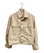LOEFFロエフ）の古着「コットンフライト シャツジャケット」｜ベージュ