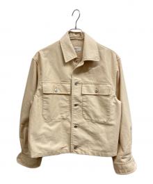 LOEFF（ロエフ）の古着「コットンフライト シャツジャケット」｜ベージュ