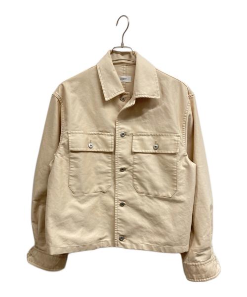 LOEFF（ロエフ）LOEFF (ロエフ) コットンフライト シャツジャケット ベージュ サイズ:不明の古着・服飾アイテム