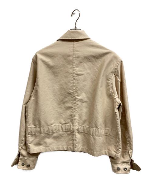 LOEFF（ロエフ）LOEFF (ロエフ) コットンフライト シャツジャケット ベージュ サイズ:不明の古着・服飾アイテム