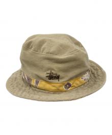 stussy（ステューシー）の古着「バケットハット/stussy帽子」｜ベージュ