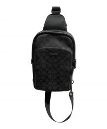 COACH（コーチ）の古着「イーサン パック・シグネチャー キャンバス」｜ブラック