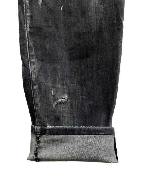 DSQUARED2（ディースクエアード）DSQUARED2 (ディースクエアード) 23SS SKATER JEANS ブラック サイズ:52の古着・服飾アイテム