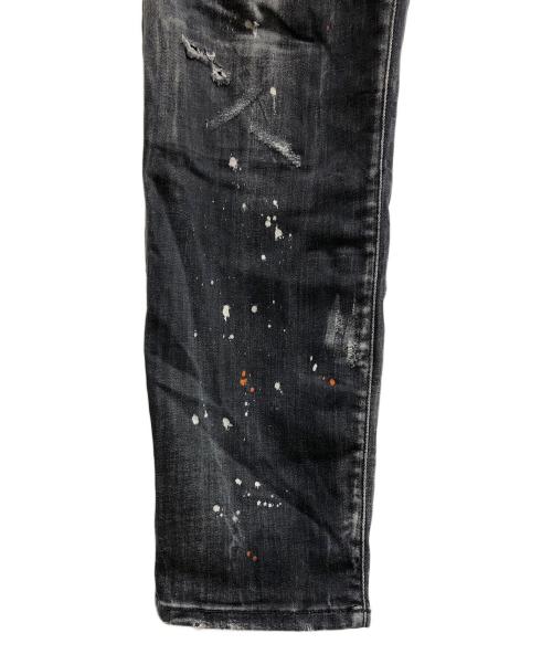 DSQUARED2（ディースクエアード）DSQUARED2 (ディースクエアード) 23SS SKATER JEANS ブラック サイズ:52の古着・服飾アイテム