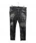 DSQUARED2（ディースクエアード）の古着「23SS SKATER JEANS」｜ブラック