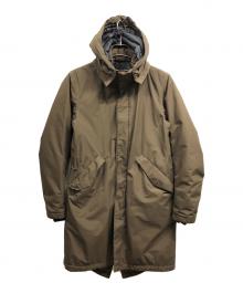 HERNO（ヘルノ）の古着「LAMINARGORE-TEX 2レイヤー ナイロン ダウンコート」｜カーキ