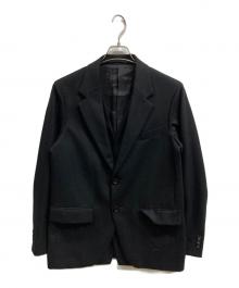 UNITED ARROWS & SONS（ユナイテッドアローズ＆サンズ）の古着「レイヤードテーラードジャケット」｜ブラック