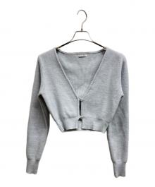 M ME EME（エムミーエメ）の古着「Feather knit cami cardigan」｜ブルー