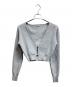 m me eme（エムミーエメ）の古着「Feather knit cami cardigan」｜ブルー