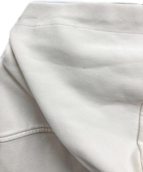 BORDERS at BALCONY（ボーダーズアットバルコニー）BORDERS AT BALCONY (ボーダーズアットバルコニー) SWEAT PEPLUM HOODIE ホワイト サイズ:36の古着・服飾アイテム