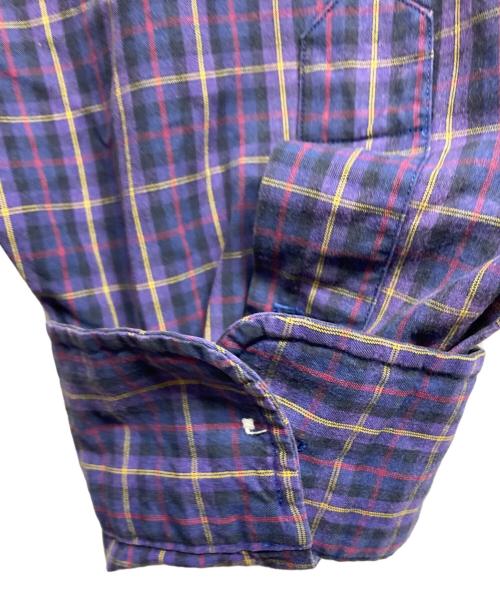 POLO RALPH LAUREN（ポロ・ラルフローレン）POLO RALPH LAUREN (ポロ・ラルフローレン) チェックシャツ パープル サイズ:Lの古着・服飾アイテム