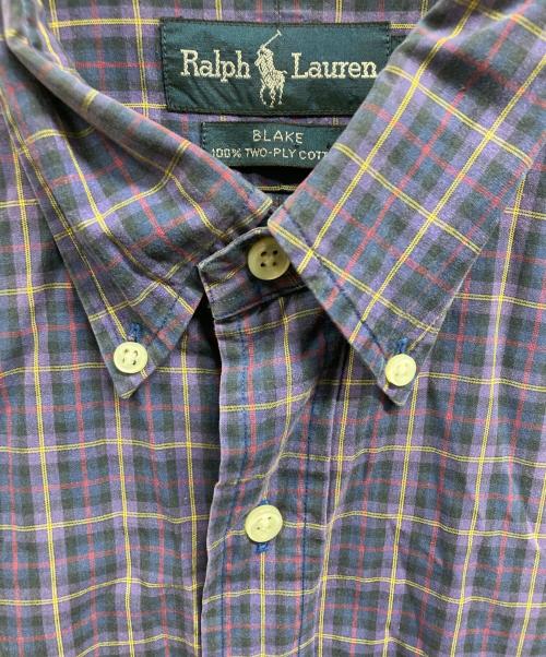 POLO RALPH LAUREN（ポロ・ラルフローレン）POLO RALPH LAUREN (ポロ・ラルフローレン) チェックシャツ パープル サイズ:Lの古着・服飾アイテム