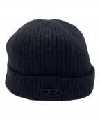 DIESELディーゼル）の古着「カシミヤ混ニットキャップ/DIESELニット帽」｜ブラック