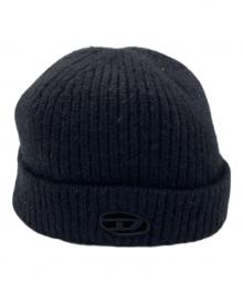 DIESEL（ディーゼル）の古着「カシミヤ混ニットキャップ/DIESELニット帽」｜ブラック