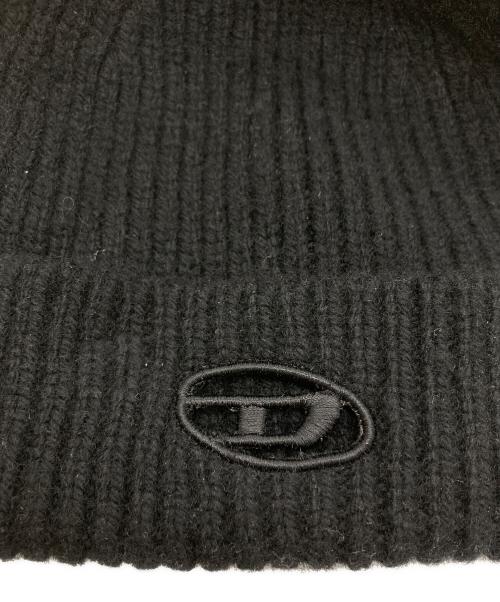 DIESEL（ディーゼル）DIESEL (ディーゼル) カシミヤ混ニットキャップ/DIESELニット帽 ブラック サイズ:SIZE UNIの古着・服飾アイテム