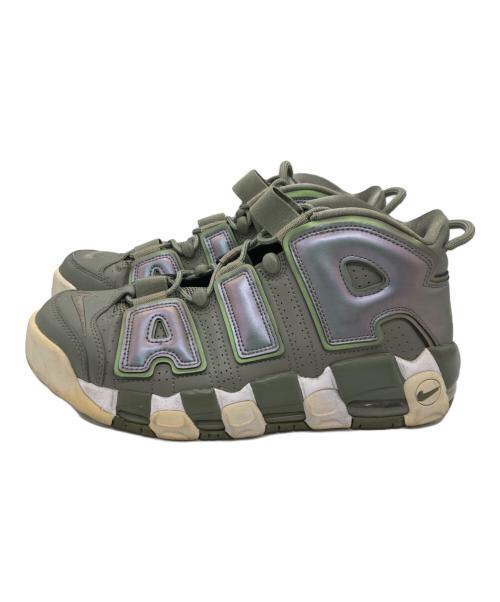 NIKE（ナイキ）NIKE (ナイキ) WMNS AIR MORE UPTEMPO/NIKEスニーカー カーキ サイズ:26の古着・服飾アイテム