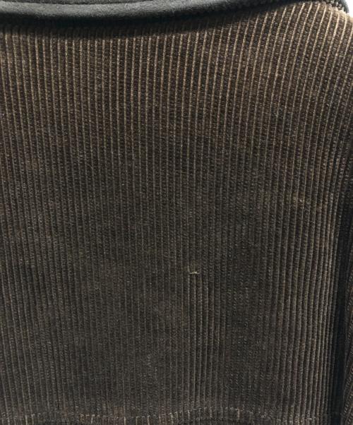 LANVIN（ランバン）LANVIN (ランバン) レザー切替ステンカラーコート ブラウン サイズ:48の古着・服飾アイテム