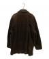 LANVIN (ランバン) レザー切替ステンカラーコート ブラウン サイズ:48：9000円