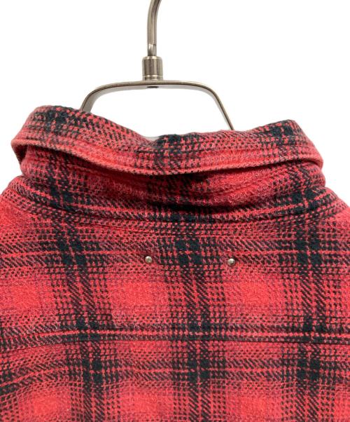 MINEDENIM（マインデニム）MINEDENIM (マインデニム) V.Check Flannel Work SH/MINEDENIMシャツ レッド サイズ:3の古着・服飾アイテム