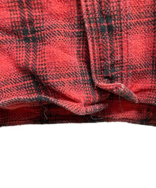 MINEDENIM（マインデニム）MINEDENIM (マインデニム) V.Check Flannel Work SH/MINEDENIMシャツ レッド サイズ:3の古着・服飾アイテム