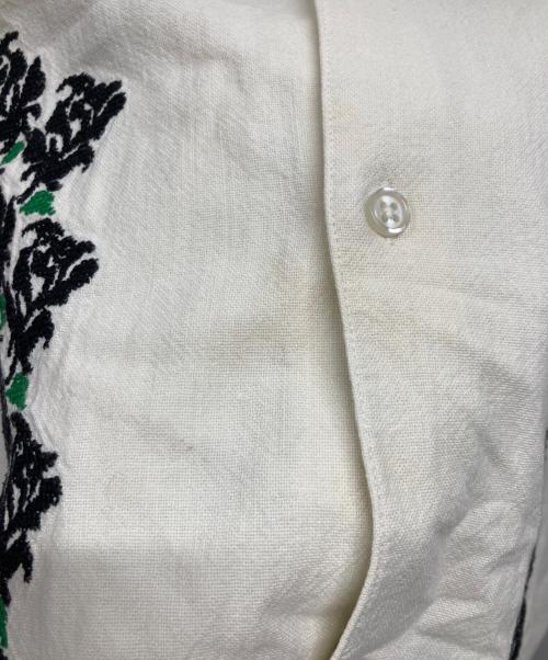 SUPREME（シュプリーム）Supreme (シュプリーム) Needlepoint S/S Shirt/Supremeシャツ ホワイト サイズ:XLの古着・服飾アイテム