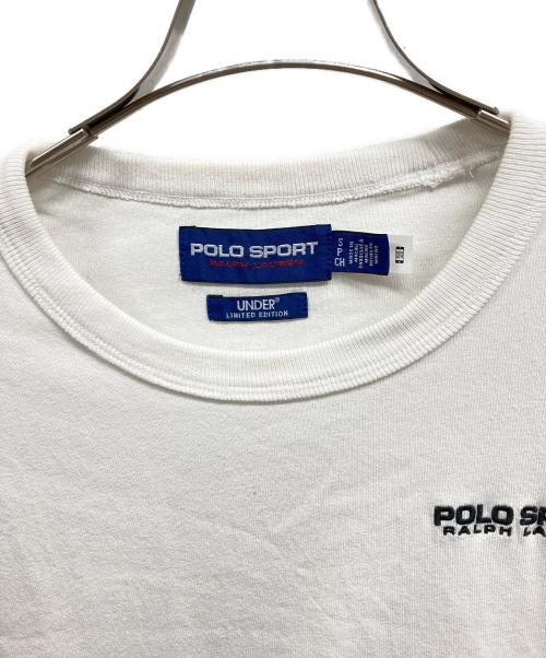 POLO SPORT（ポロスポーツ）POLO SPORT (ポロスポーツ) UNDER R (アンダーアール) Jersey Tee/POLO SPORTTシャツ ホワイト サイズ:Sの古着・服飾アイテム