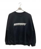 UNDER Rアンダーアール）の古着「プリントスウェット/UNDER Rスウェット」｜ブラック