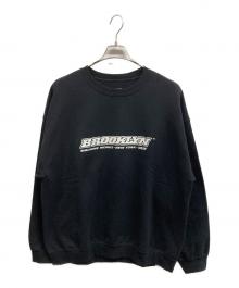 UNDER R（アンダーアール）の古着「プリントスウェット/UNDER Rスウェット」｜ブラック